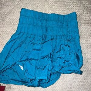 free people blue shorts